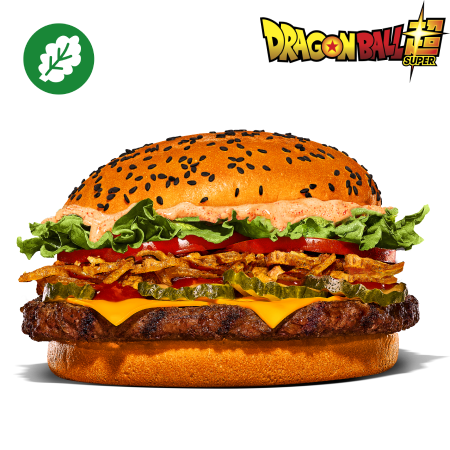Super Saiyan Plant-Based Whopper