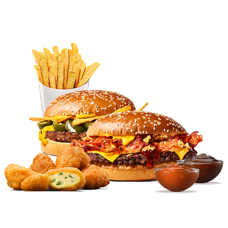 Cheesy Double Menu
