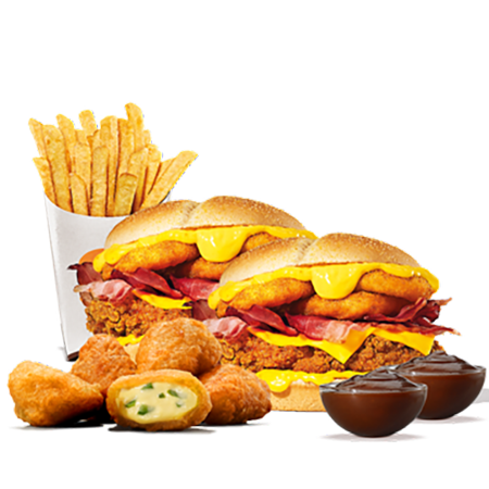 Sir Bacon Double Menu