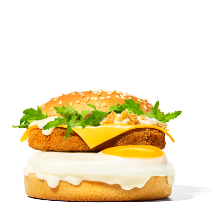 Breakfast Chicken Burger