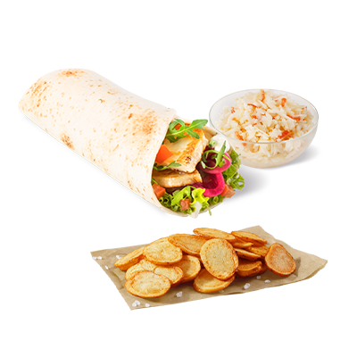 Halloumi Twister Menu