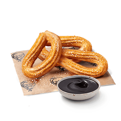 Churros + chocolate dip