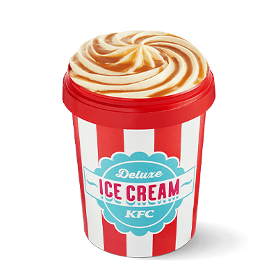 Ice cream - Vanilla with caramel 460 ml