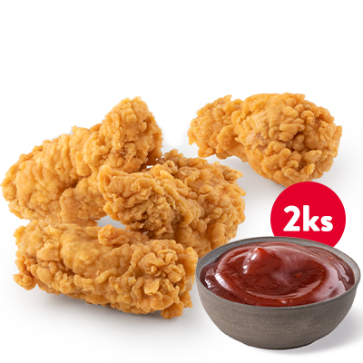 4 Hot Wings + 2 omáčky - cena, propagace, dodávka