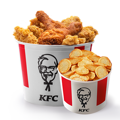 Tuesday bucket + bucket of potato chips!