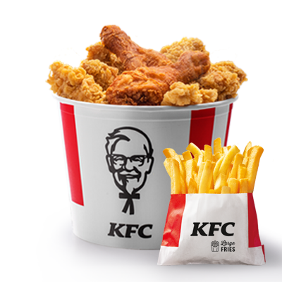 Tuesday bucket + large fries!