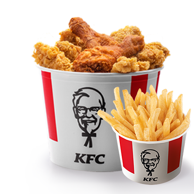 Tuesday bucket + bucket of fries!