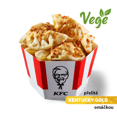 10ks Veggie taštiček s Kentucky Gold omáčkou