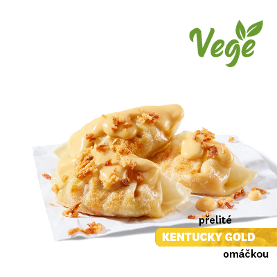 3ks Veggie taštiček s Kentucky Gold omáčkou