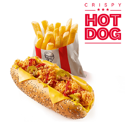 Hot Dog Spicy + hranolky