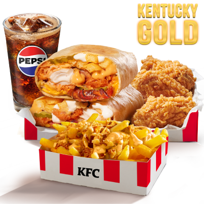 Kentucky Gold Wrapper Box s kentucky hranolky - cena, propagace, dodávka