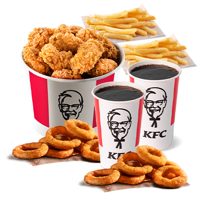 Kyblík 15 Hot Wings XL + 10 cibul. kroužků - cena, propagace, dodávka