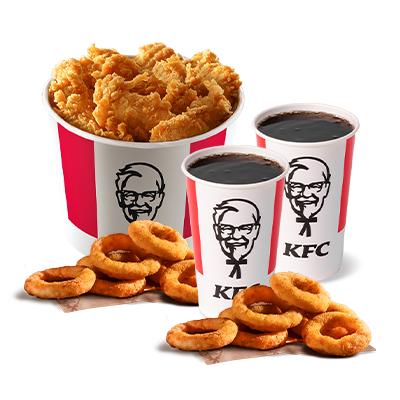 15 Strips Bucket XL + 10 Onion Rings - price, promotions, delivery
