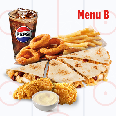 MENU B - price, promotions, delivery