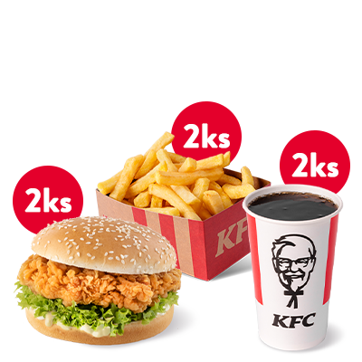 2x Zinger XL Menu