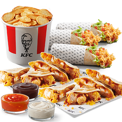 2x Qurrito, 3 x iTwist, Kyblík bram. lupínků, 3 x omáčka