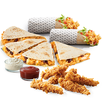 Qurrito Grande, 2 x iTwist, 5 x Strips, 2 x omáčka