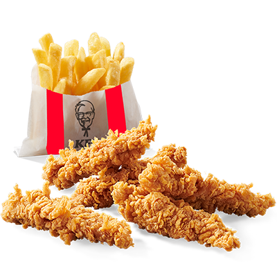 5x Strips + large fries