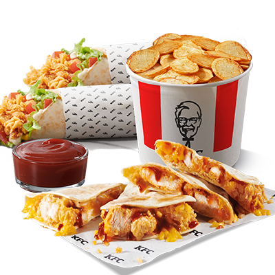 Qurrito + 2x iTwist + Bucket of chips + dip