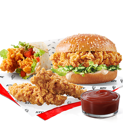 Twister + Zinger + 2x Strips + Dip