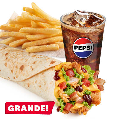Twister Grande BBQ Bacon Menu
