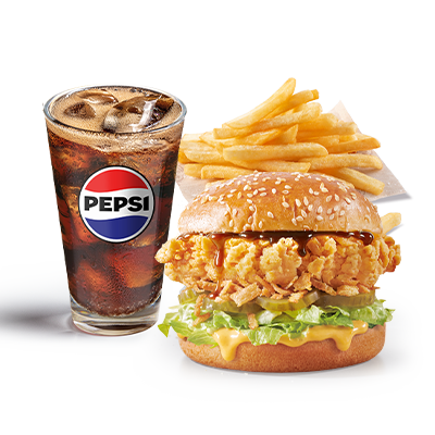 Nacho Cheese Zinger Menu