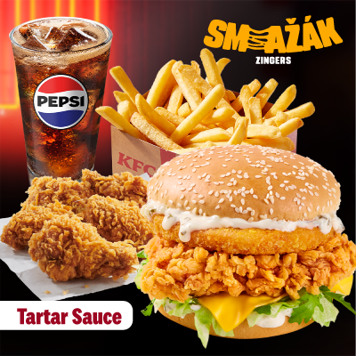 Smažák Zinger with Tartar Sauce XL Box