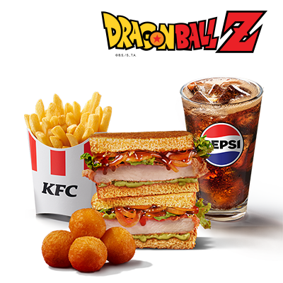 SPICY TERIYAKI KATSU SANDO MENU + CHEESE BALLS 4ks