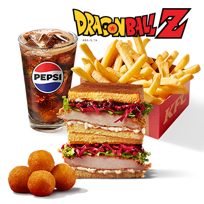 Teriyaki Katsu Sando & Cheese Balls XL Menu