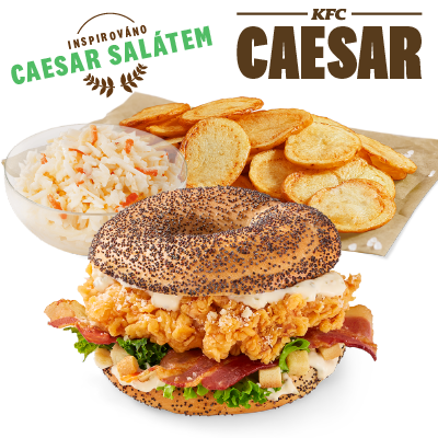 Caesar Bagel Menu