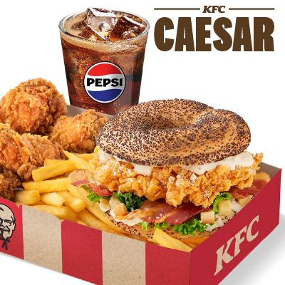Caesar Bagel Box