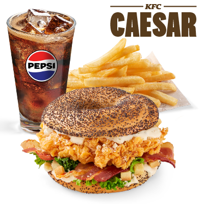 Caesar Bagel Menu