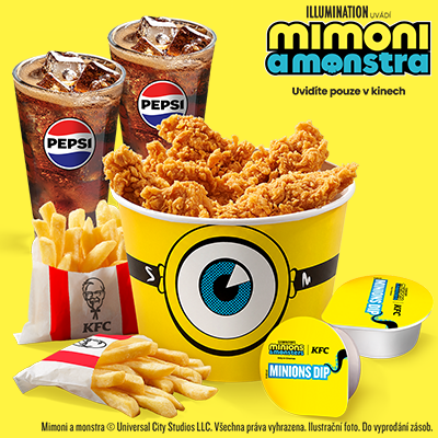 Mimoni kyblík 10x Strips Menu - cena, propagace, dodávka
