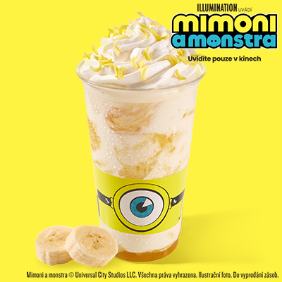 Mimoni Shake se šlehačkou a posypkou (velký)