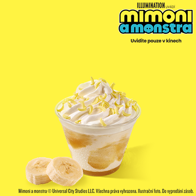 Mimoni Shake se šlehačkou a posypkou (malý)