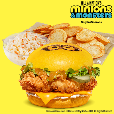 Minions Burger Menu