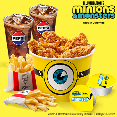 Minions Bucket 10x Strips Menu - price, promotions, delivery