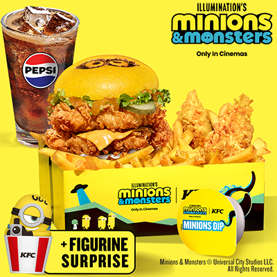 Minions Double Burger Box
