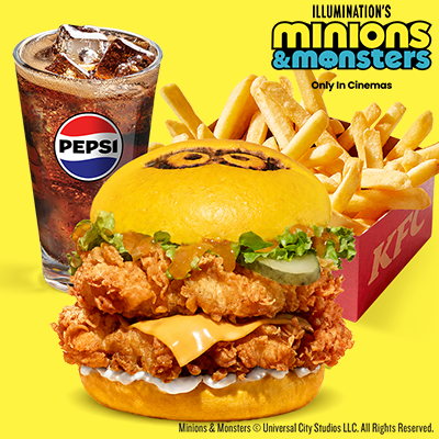 Minions Double Burger XL Menu