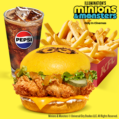 Minions Burger XL Menu