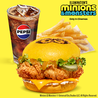 Minions Burger Menu