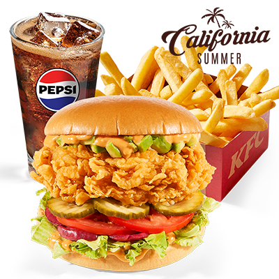 California Burger XL Menu