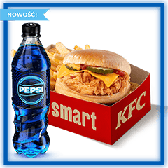 B-Smart Cheesburger z Pepsi Electric Blue - cena, promocje, dostawa