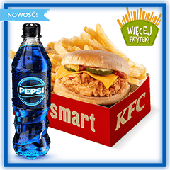 B-Smart XL Cheeseburger z Pepsi Electric Blue - cena, promocje, dostawa