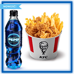 Hot Shots Bucket for 1 with Pepsi Electric Blue - price, promotions, delivery