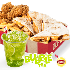 Qurrito Big Box with Bubble Tea - price, promotions, delivery