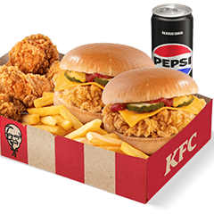 Cheeseburger Big Box & Pepsi