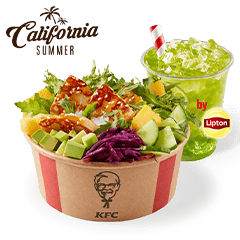 Summer Vege Poke with halloumi & rice with Bubble Tea - price, promotions, delivery