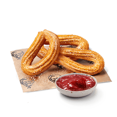 Churros 3 szt. z sosem truskawkowym - cena, promocje, dostawa