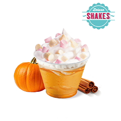 Shake Pumpkin Spice z bitą śmietaną i piankami Marshmallow 180ml - cena, promocje, dostawa